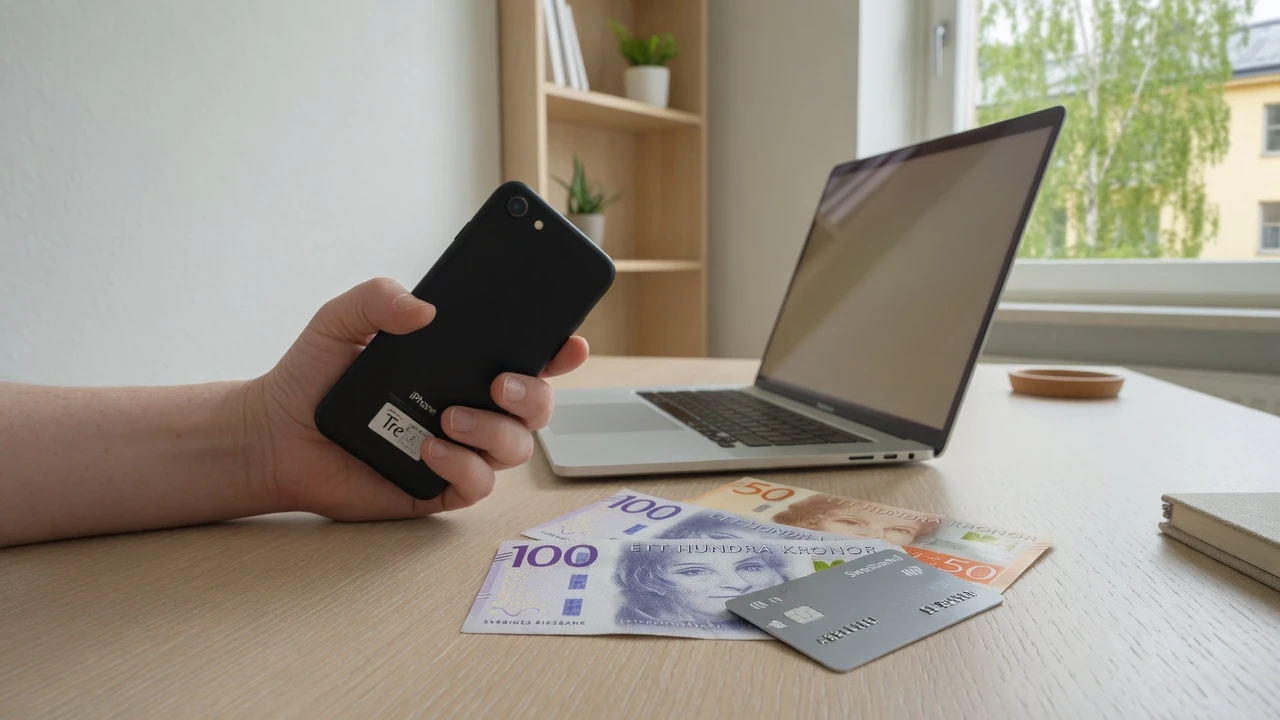 Svensk spelare hanterar uttag med mobil och bankkort