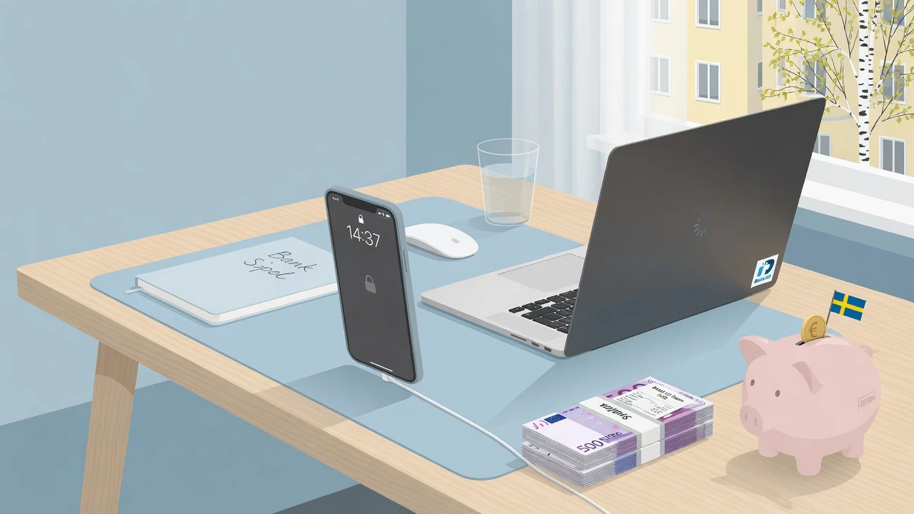 Svensk banköverföring kopplad till online casino med mobil och dator